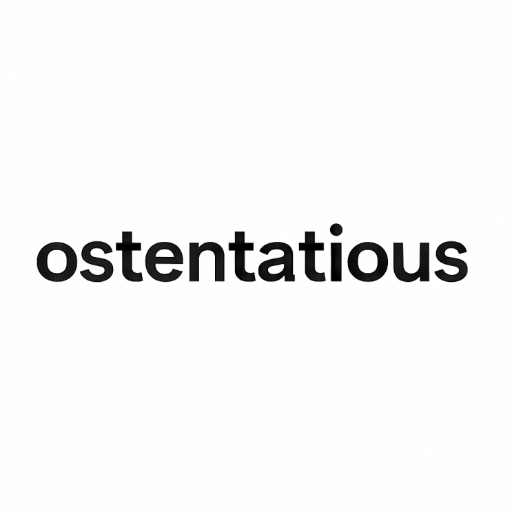  [영단어 쪼개서 외우기] ostentatious | os (ob) + tent + at + ious