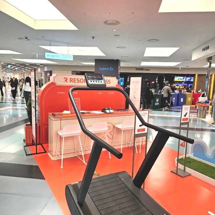  목동 헬스장 리조트 휘트니스 현대백화점 목동점 팝업스토어 다녀오기