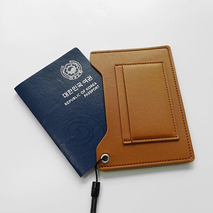  RFID 차단 안티스키밍 여권 지갑 케이스 오셀르 가죽 제품 굿