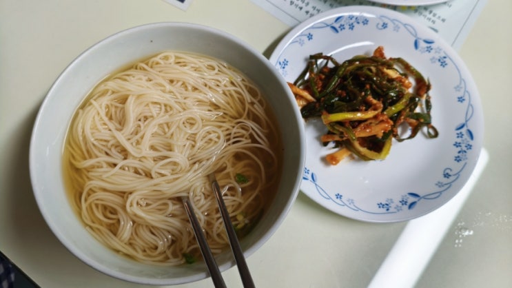  요리-멸치(우동?)국수