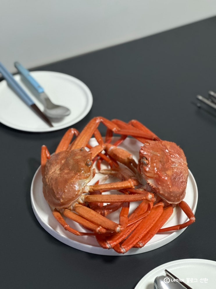  집들이메뉴 추천 쪄서 오는 홍게