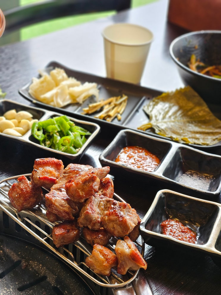  화포식당 맛있게 구워주는 태전동 삼겹살, 목살 맛집