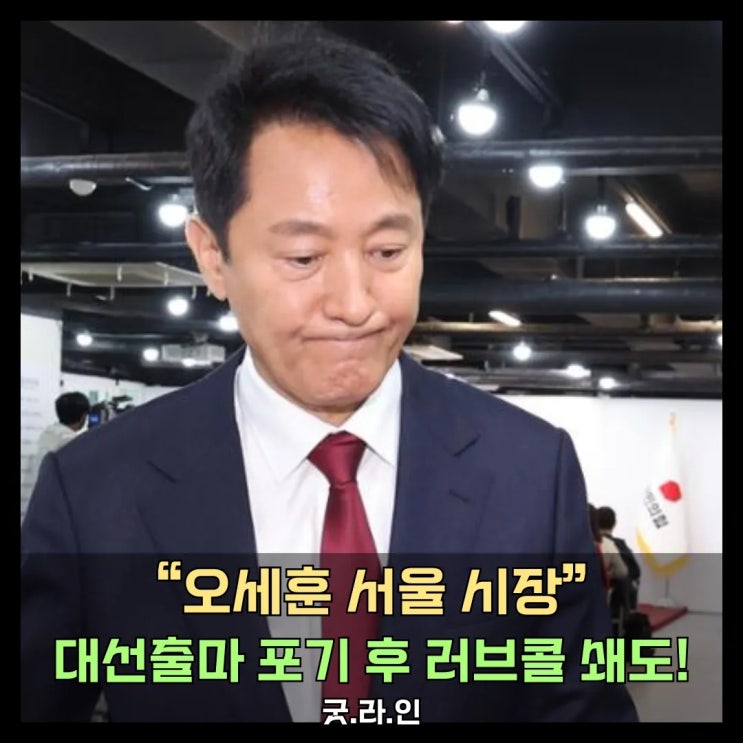 오세훈 대선 불출마, 與 잠룡들의 엇갈린 속내와 향후 대권 구도는? 오세훈 대선 불출마, 與 잠룡들의 엇갈린 속내와 향후 대권 구도는?