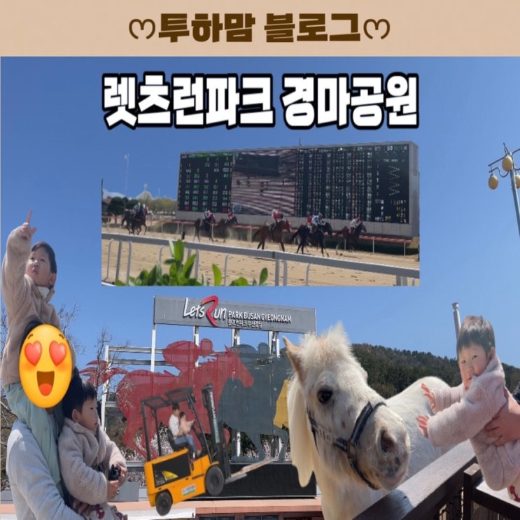 벚꽃 나들이, 렛츠런파크 경마공원에서 가족과 함께한 특별한 하루 (지게차 체험)