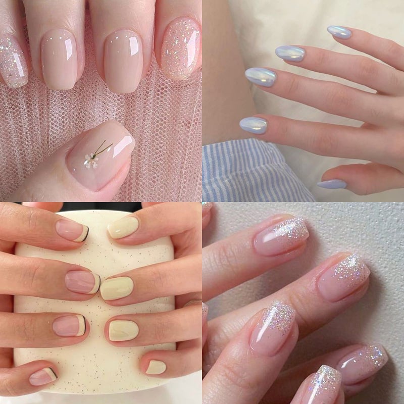 글리터를 활용한 네일 디자인