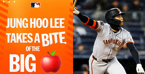 <b>이정후</b>, MLB 데뷔 첫 <b>뉴욕 홈런</b>! 좌중간 결승포로 양키스 팬들... 