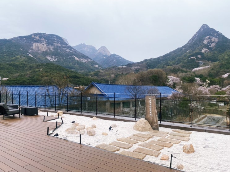 은평구: <스타벅스 더북한산점> 시원한 북한산뷰에 이곳만의 특별한 메뉴! 방문후기