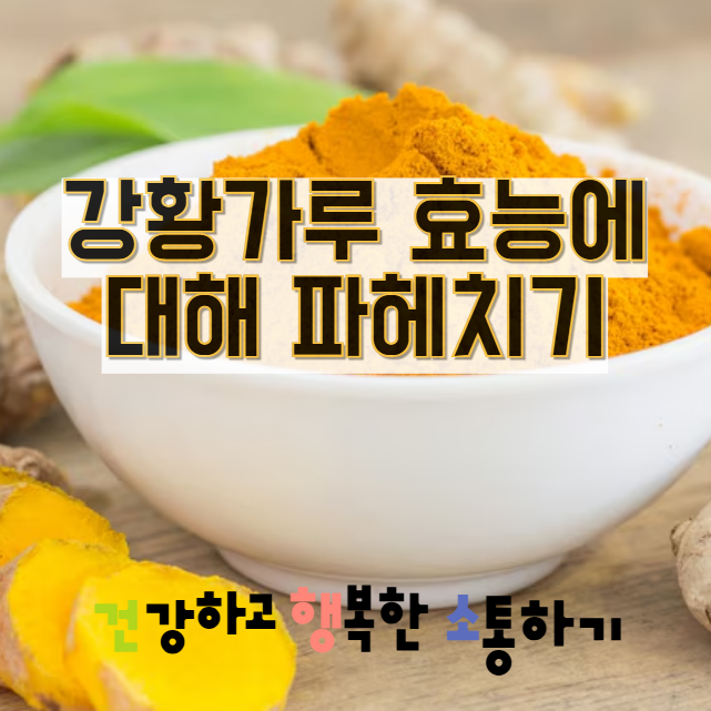  강황가루 효능에 대해 파헤치기
