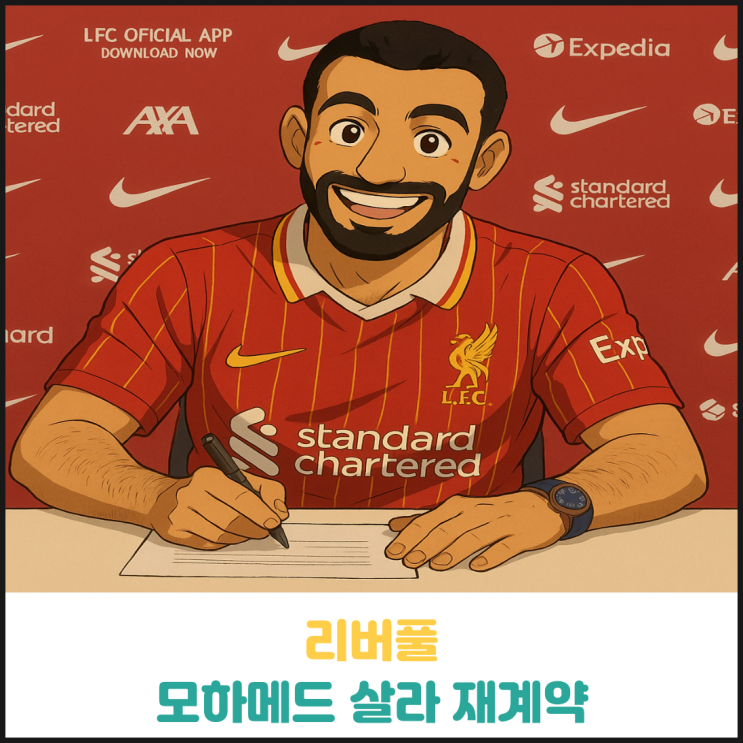 리버풀, 모하메드 살라와 재계약 리버풀, 모하메드 살라와 재계약