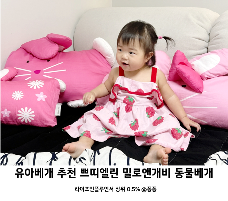  아이방 인테리어 베개 추천 쁘띠엘린 밀로앤개비 동물베개 신생아 아기 유아 베개 애착인형 바디필로우 꾸미기
