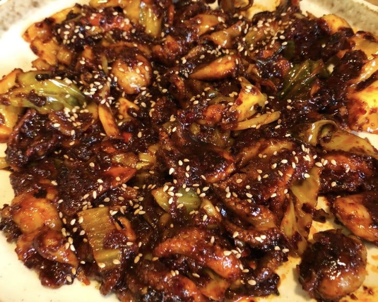  최근 방문 맛집 불향 가득 쭈꾸미볶음! 소고기를 이긴 생일 외식 메뉴