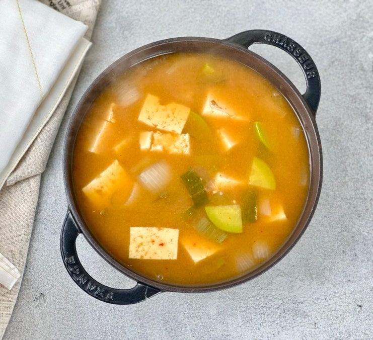 고깃집 된장찌개 레시피 다담 된장찌개 양념 유통기한  된장 보관