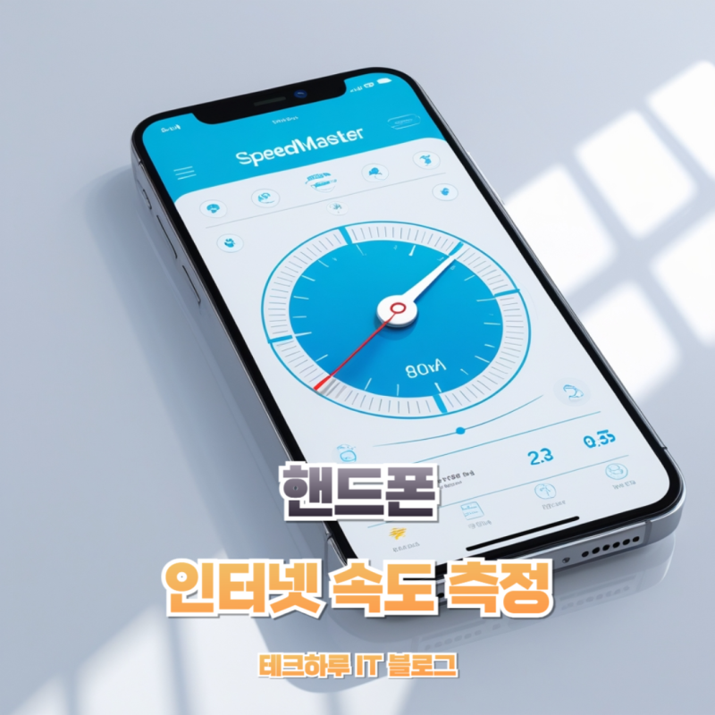 핸드폰 인터넷 속도 측정 단번에 체크하는법