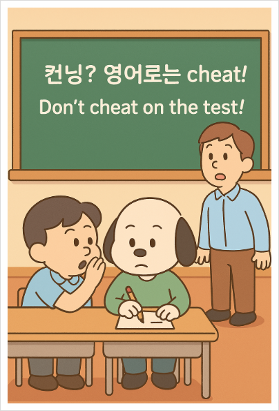  ‘컨닝’이 영어가 아니라고요? 진짜 표현은 따로 있다!