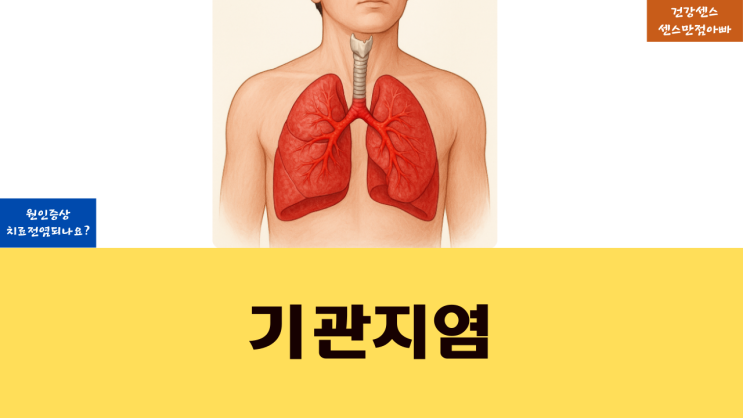 기관지염 원인 증상 및 치료, 전염되나요?