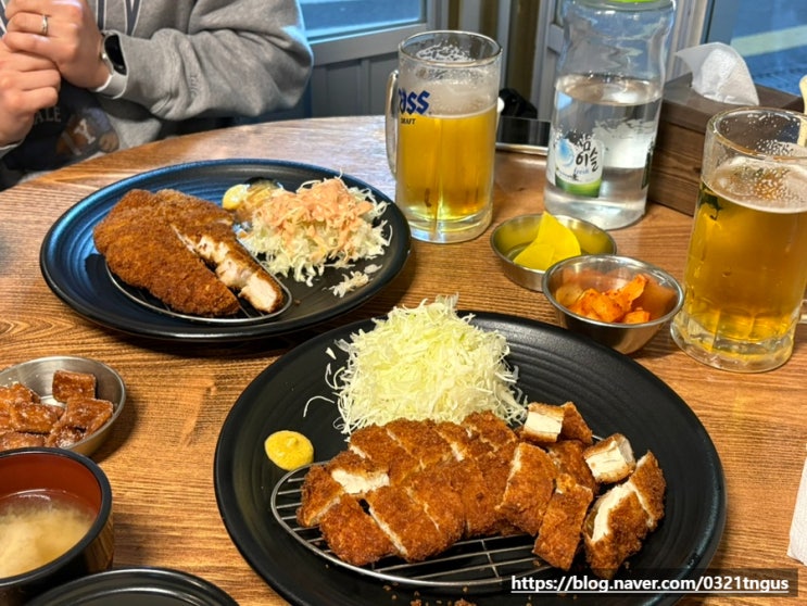  [양재역맛집] 양재천 데이트, 벚꽃 산책 후 돈카츠 맛집 방문- '한양돈까스'