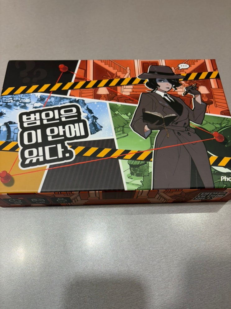  [협력추리 보드게임] 꽃길 방탈출 메이커 비트포비아가 만든 텀블벅 추리 게임, 범인은 이 안에 있다 (1-4인용) @왕십리 더홀릭보드게임카페