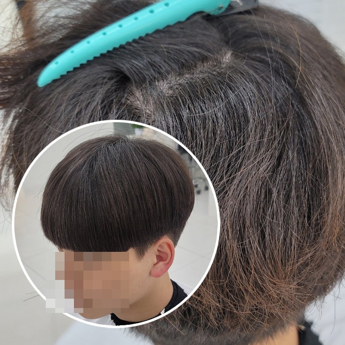  오산 남자 볼륨매직으로 악성 곱슬머리 해결한~ 오산 궐동 미용실 궁서채_윤미 원장