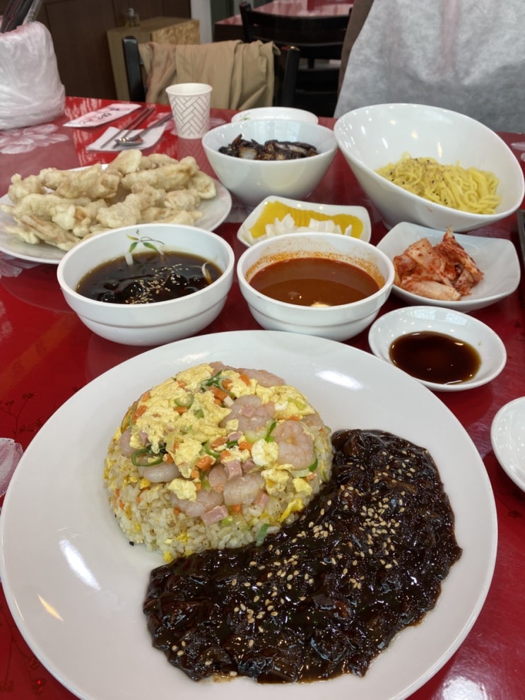  간짜장 잘하는 군산중국집 은파루 한원컨벤션 은파호수공원맛집 나운동맛집 탕수육 새우볶음밥 군산간짜장맛집