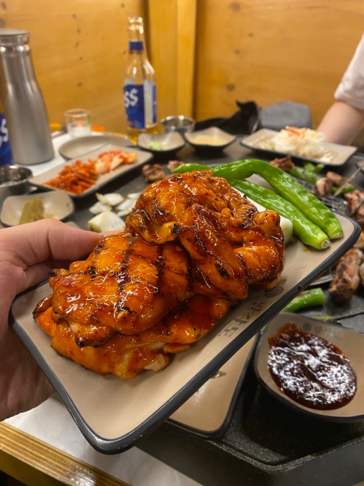  팔각도 신메뉴 틈새맵불닭갈비 기분 좋은 군산맛집 수송동닭갈비 팔각도 군산수송점
