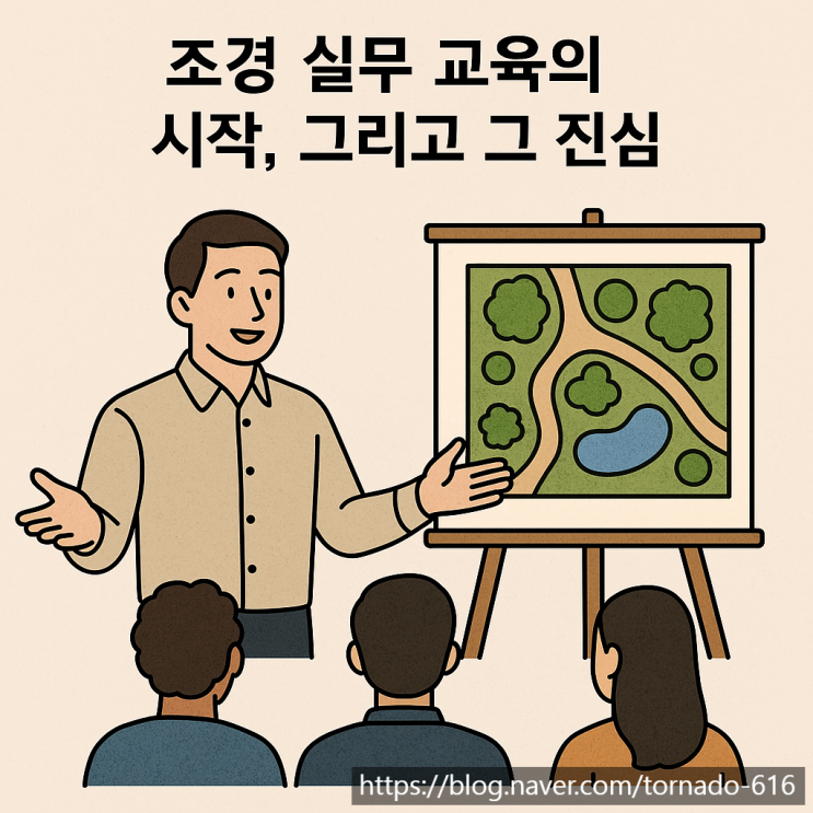  조경 실무 교육의 시작, 그리고 그 진심