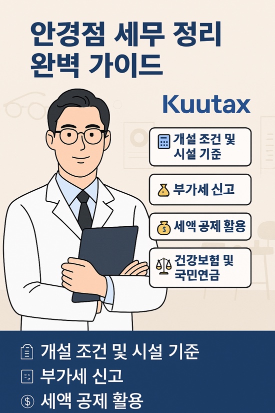  안경점 세금 정리 완벽 가이드 | 현금영수증·세액공제·부가세까지 한눈에!