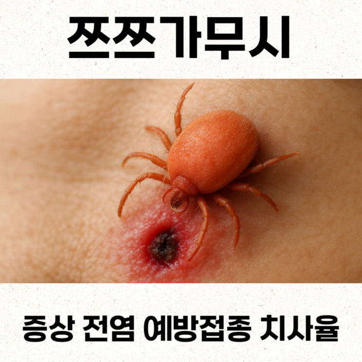  쯔쯔가무시증상 전염 예방접종 치사율