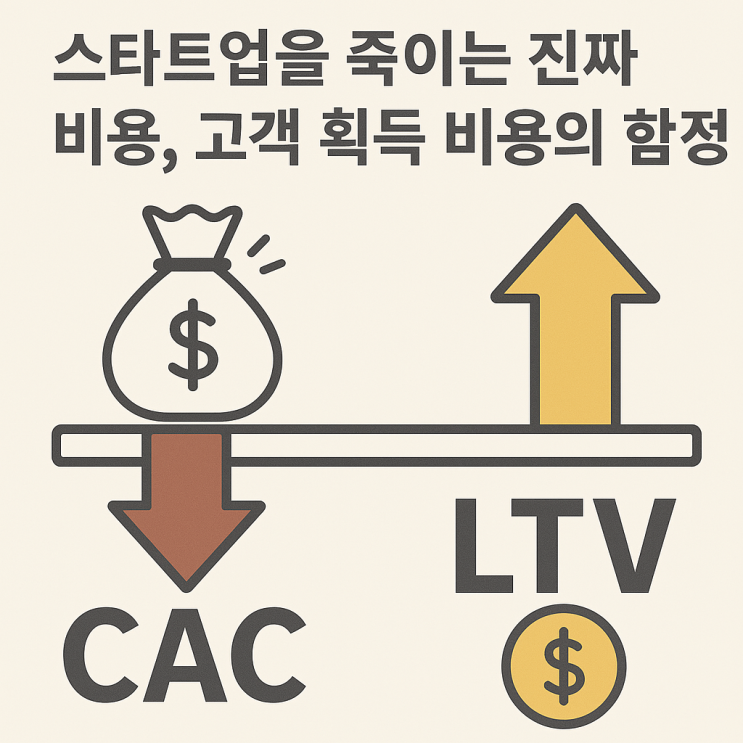  스타트업을 죽이는 진짜 비용, 고객 획득 비용의 함정