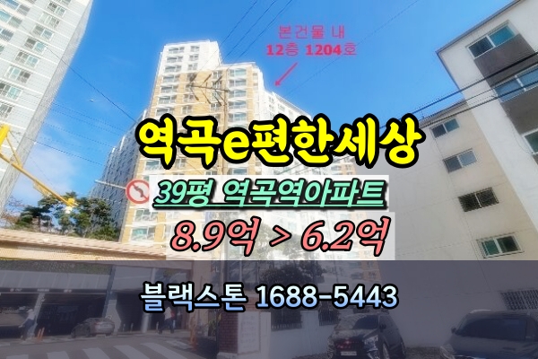  역곡역e편한세상아파트 경매 39B평 105동 [2023타경49118]