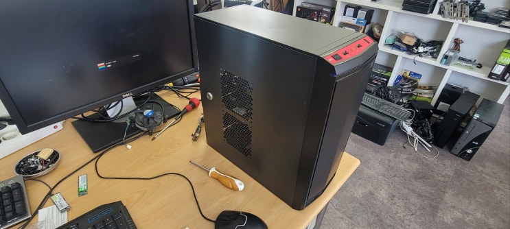  청주 송절동 중고 조립컴퓨터 수리  – SSD 교체로 다시 살아난 컴퓨터