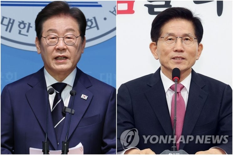 [<b>대선</b> 후보 지지율] 이재명... 9%·<b>한덕수</b> 8.6%·<b>한동훈</b> 6.2... 