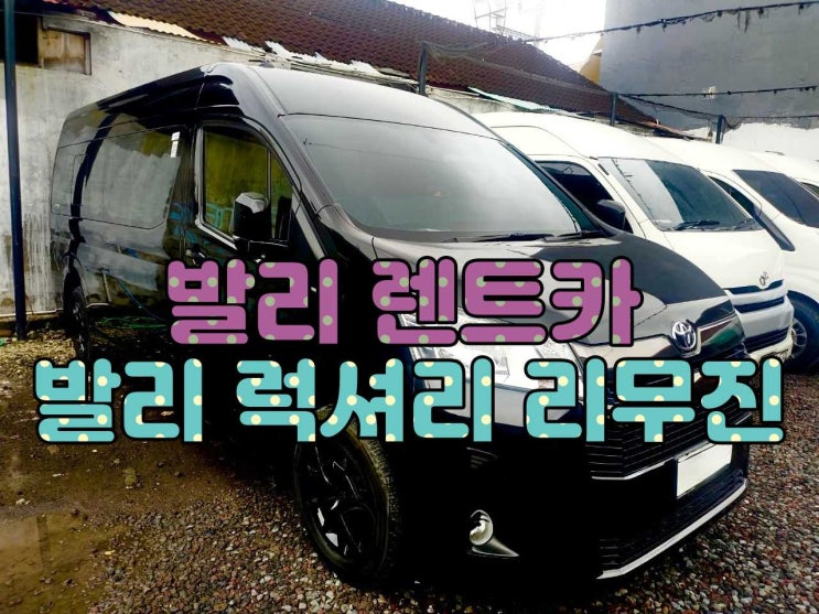  발리 Hiace 럭셔리 리무진 렌트카
