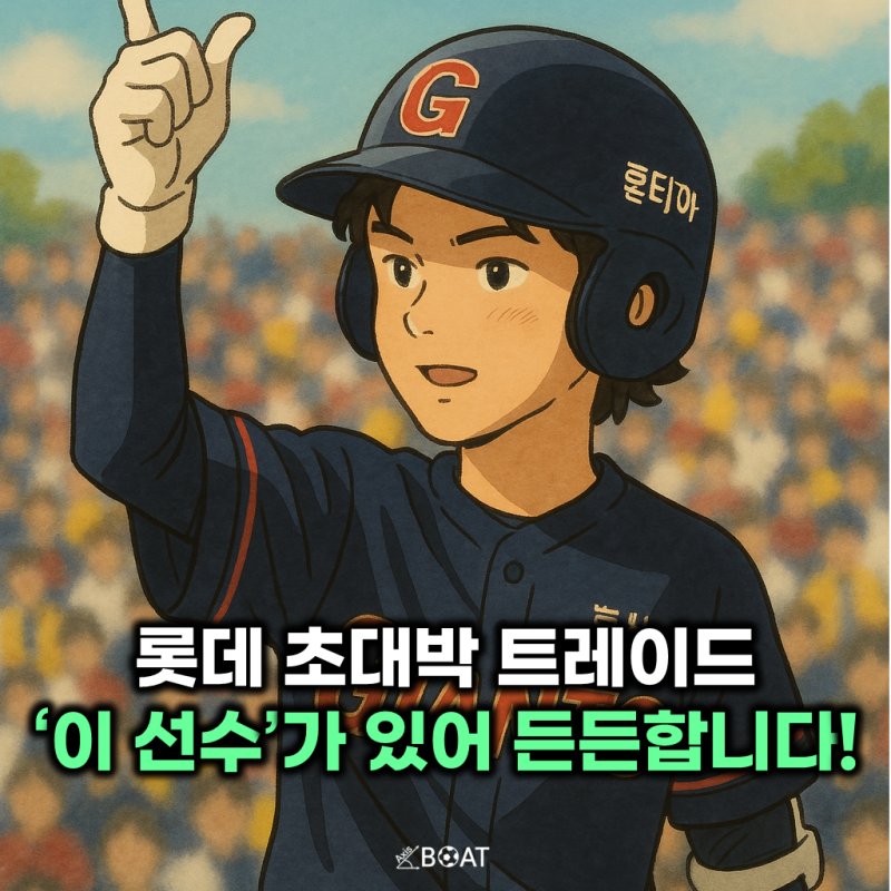 롯데 내야수 손호영 트레이드 손색 없었다...하지만 '이 선수' 트레이드가 더 대박이다!
