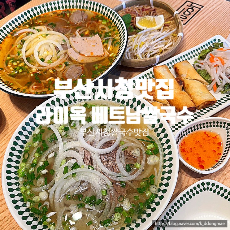 부산시청 쌀국수 맛집 '라이옥 베트남쌀국수 부산시청점' 현지 맛 그대로의 쌀국수