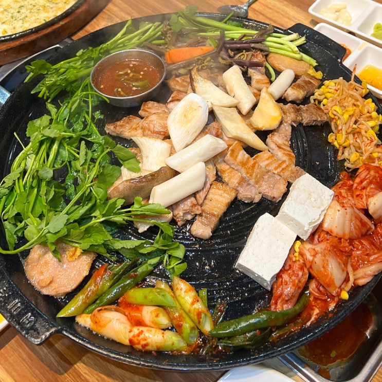  대전 야장 삼겹살 조선무쇠삼겹살 가성비 고기집