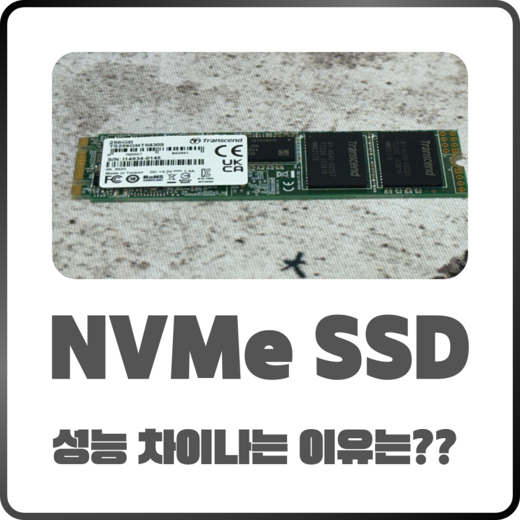  NVMeSSD 성능 차이 나는 이유 칩셋 연결일 수도