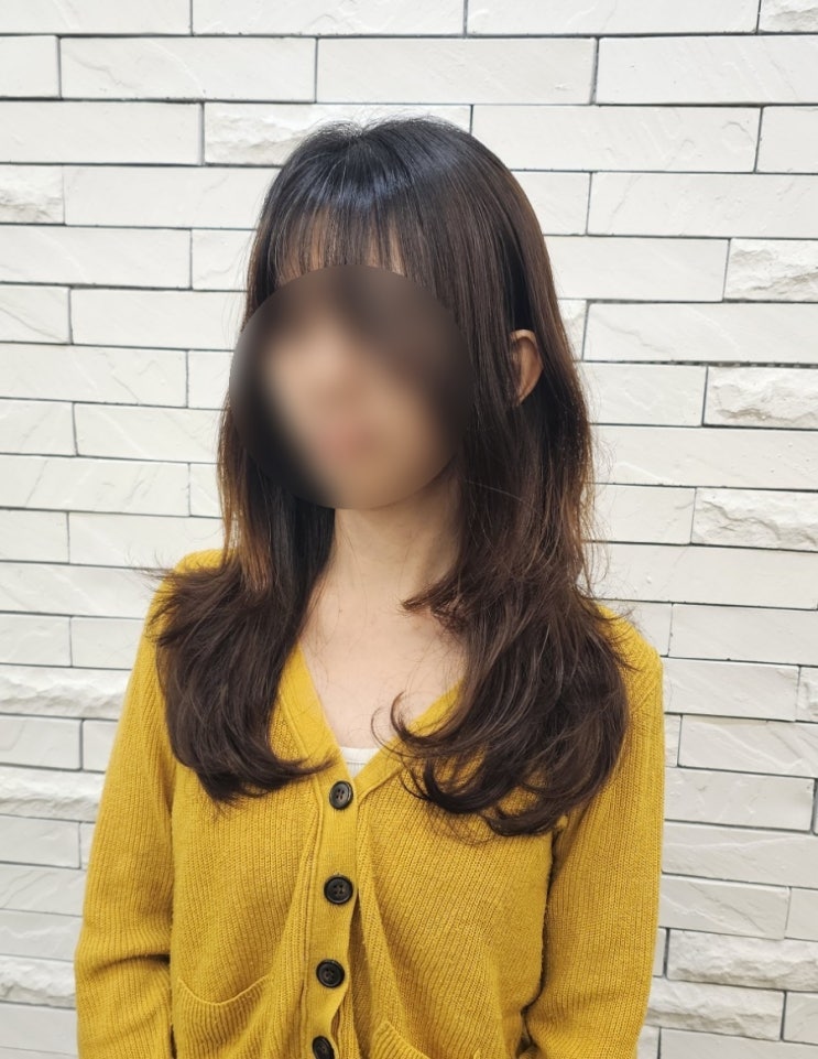  대전 관평동미용실 출근길 드라이필요없는 레이어드컷과 손질편한 C컬펌