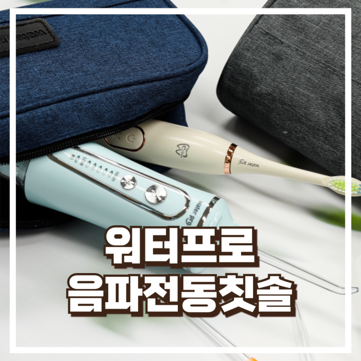  워터프로 음파전동칫솔 ECL-100 리뷰, 혜택가