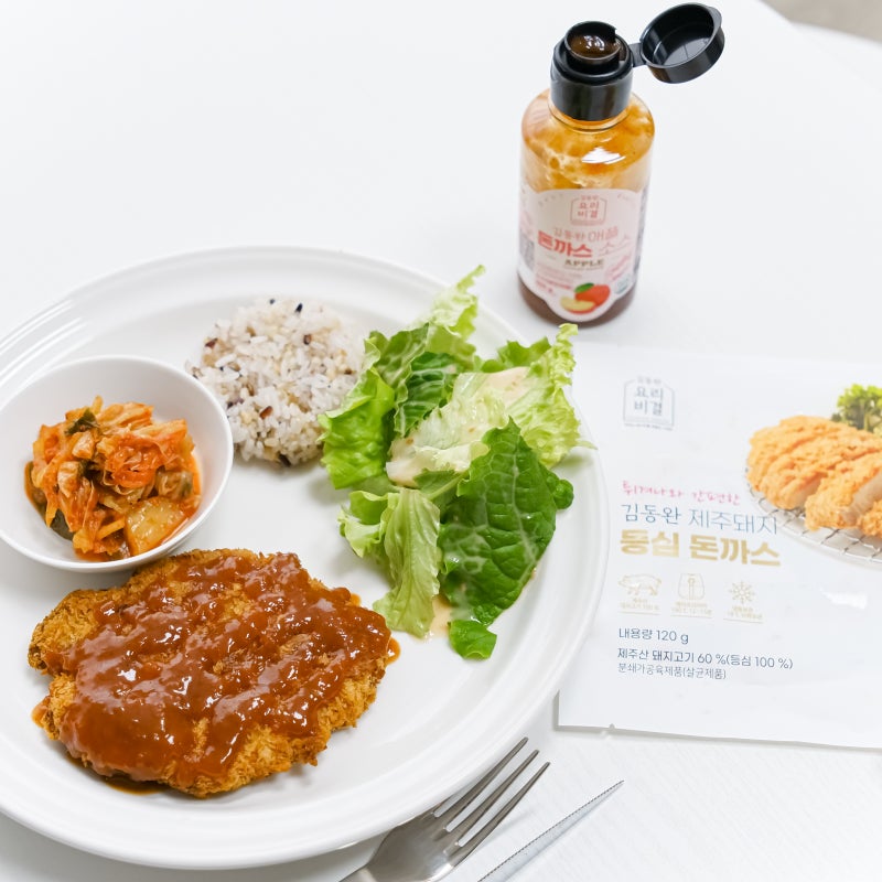 김동완돈까스 짱맛탱 에어프라이어 등심돈까스 후기