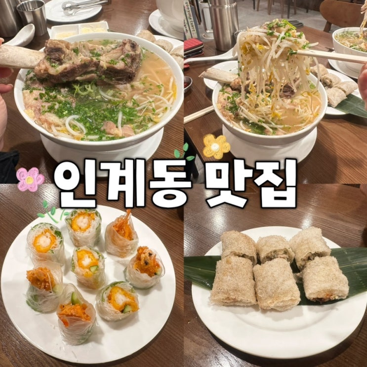  인계동 맛집 포레스트오늘숲 쌀국수 국물이 끝내줌