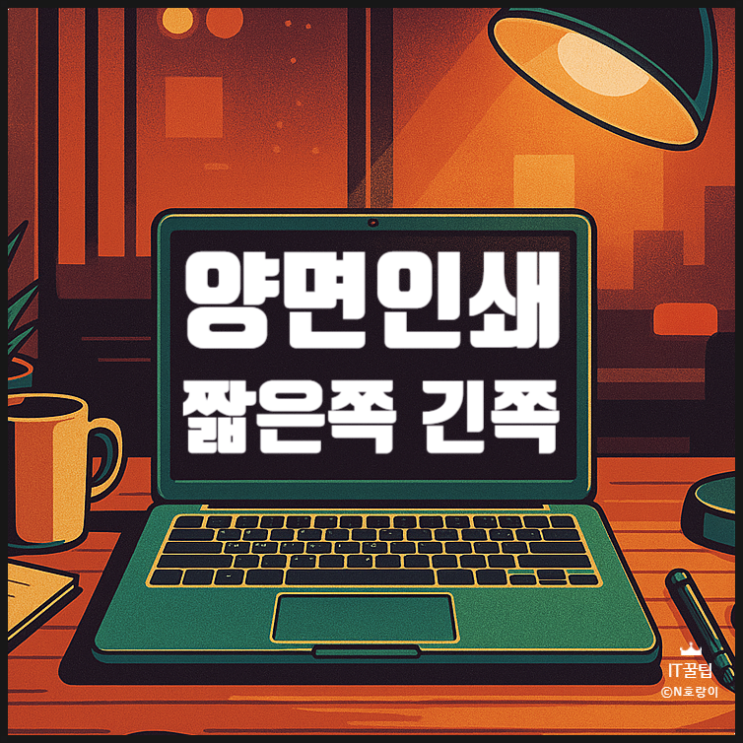양면인쇄 짧은쪽 긴쪽 기준 및 출력 방법 양면인쇄 짧은쪽 긴쪽 기준 및 출력 방법