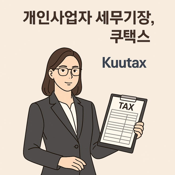   개인사업자 세무기장, 쿠택스에 맡겨야 하는 이유!