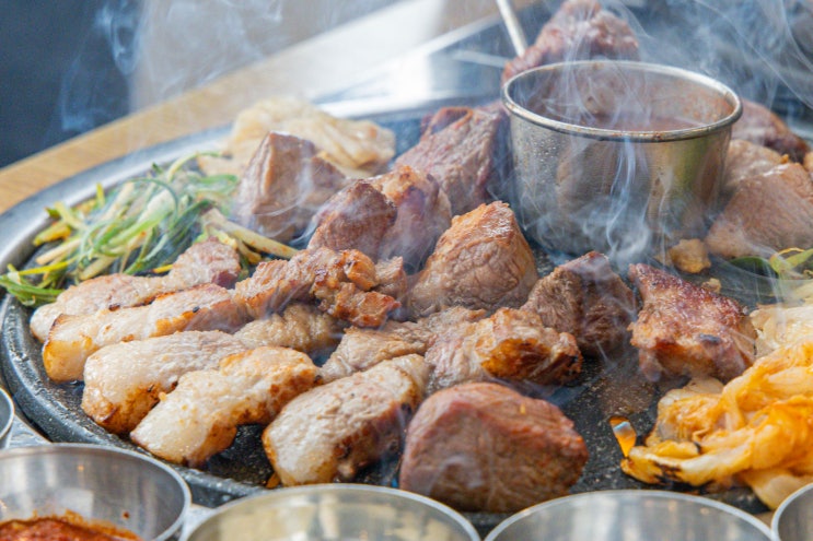  제주도 흑돼지 맛집 푸짐함에 끝판왕 협재흑돼지 도민상회