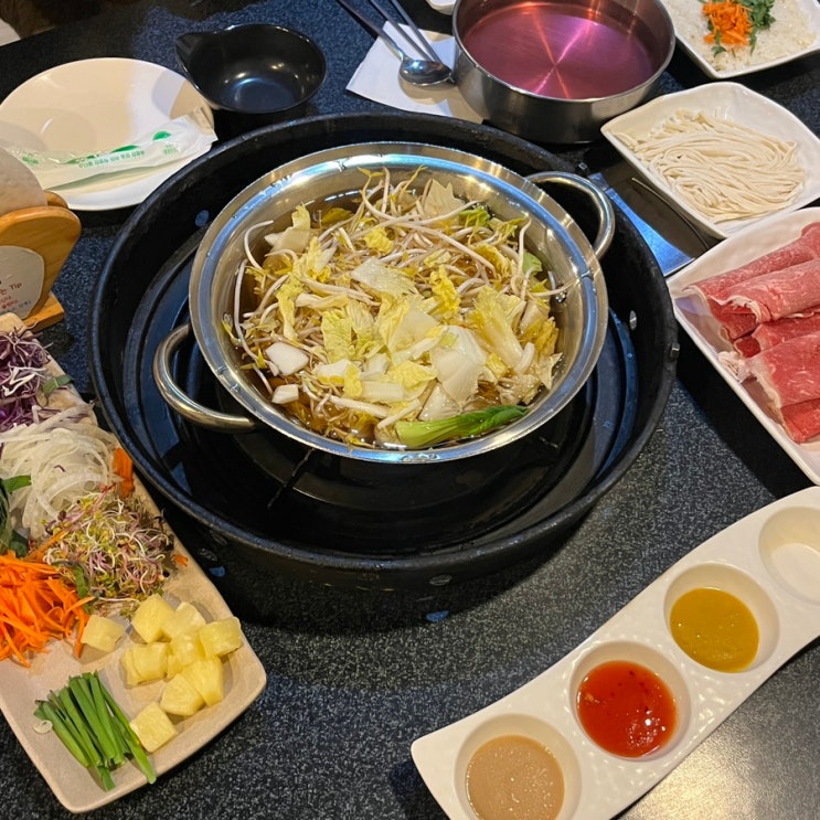  강남역 샤브샤브 월남쌈 맛집 샤브쌈주머니