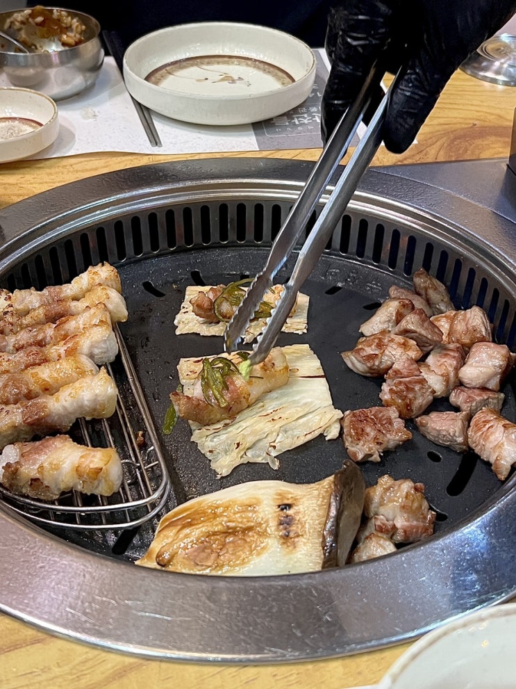  [천안] 두정동맛집, 삼겹살이 맛있는 두정동회식장소 추천 : 맛찬들 왕소금구이 두정점