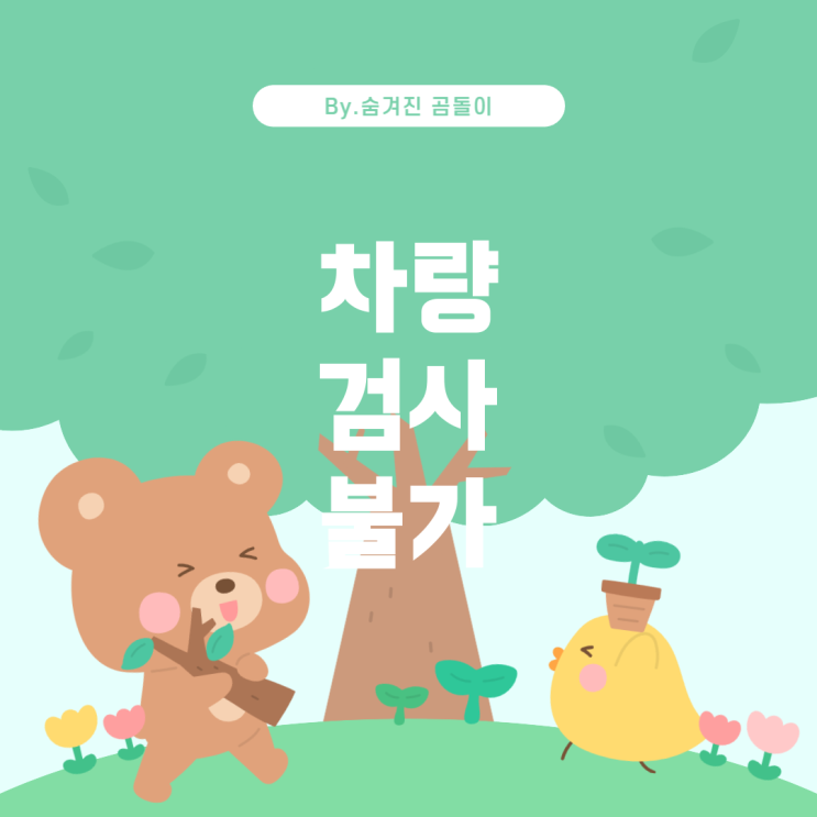  자동차 보험 미가입 시 차량 검사 가능 여부