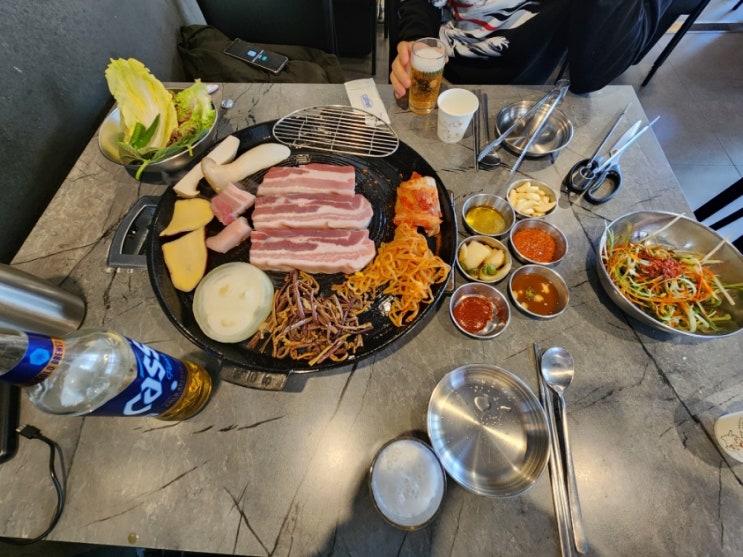  상봉역 맛집, 상봉 맛집 추천,솥뚜껑 삼겹살이 맛잇는 중랑교집 2호점 추천합니다!!