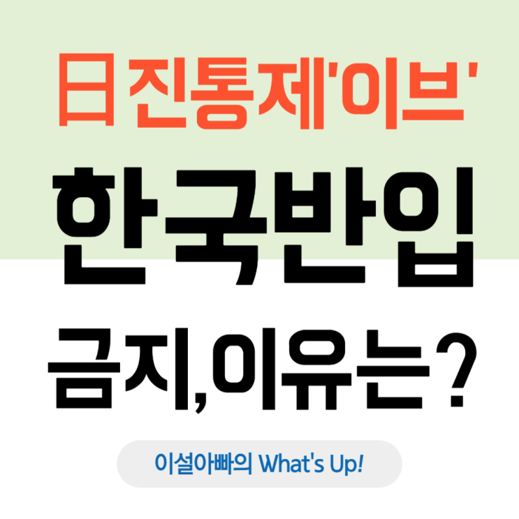  일본 이브(EVE) 진통제, 한국 반입 금지: 비즈니스 출장/여행 전 반드시 확인해야 하는 이유