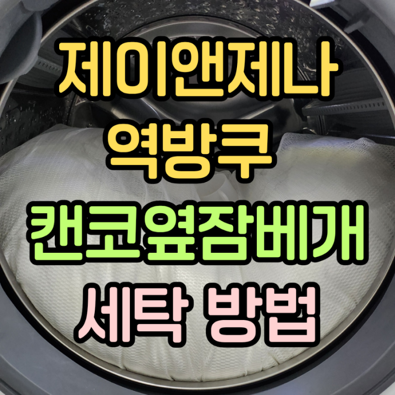 제이앤제나 역방쿠 겉커버, 속통 / 캔코 옆잠베개 속통 중고 구매후 세탁