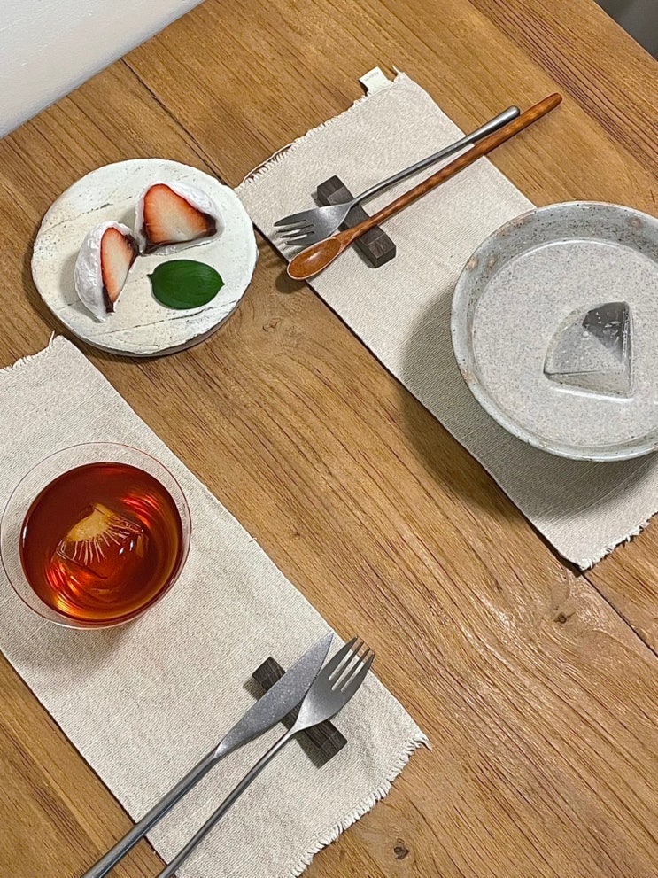  의정부 카페 다시,여름 찹쌀떡과 화과자가 있는 찻집